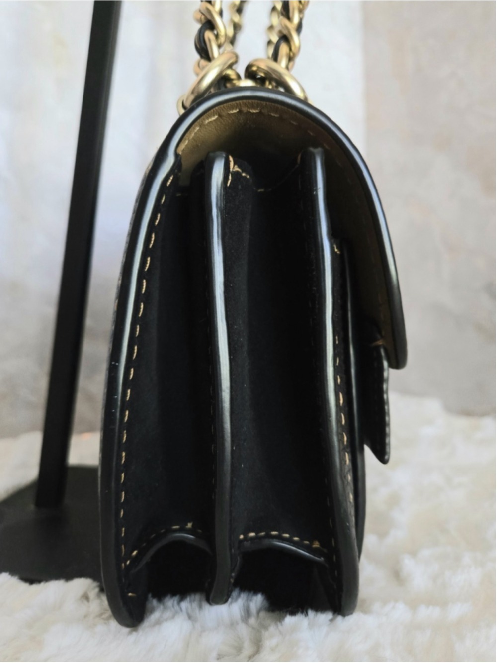 Coach 1941 Troupe Crossbody Chain Bag Black EUC - Picture 4 of 15